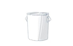 Illustration of a PE keg