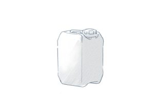 Illustration of a PE canister